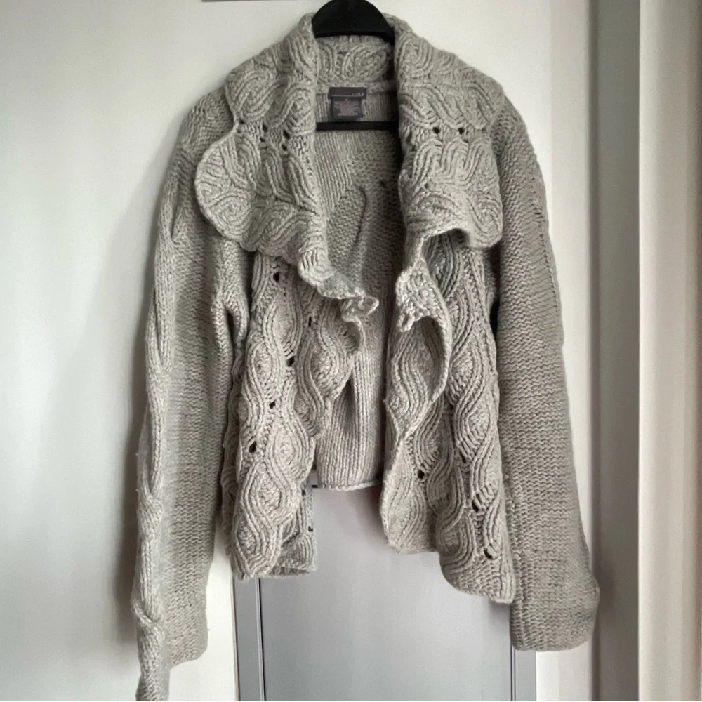 LINE Grey Cozy Cable Knit Cardigan - Picture 5 of 10